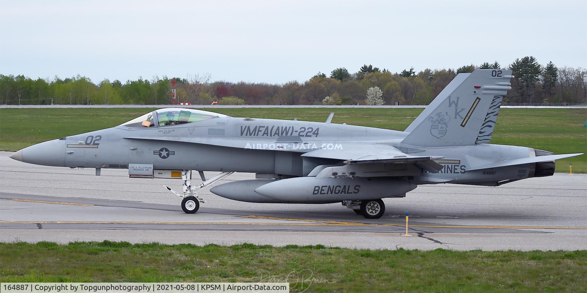 164887, McDonnell Douglas F/A-18C C/N 1219/C349, MAZDA93