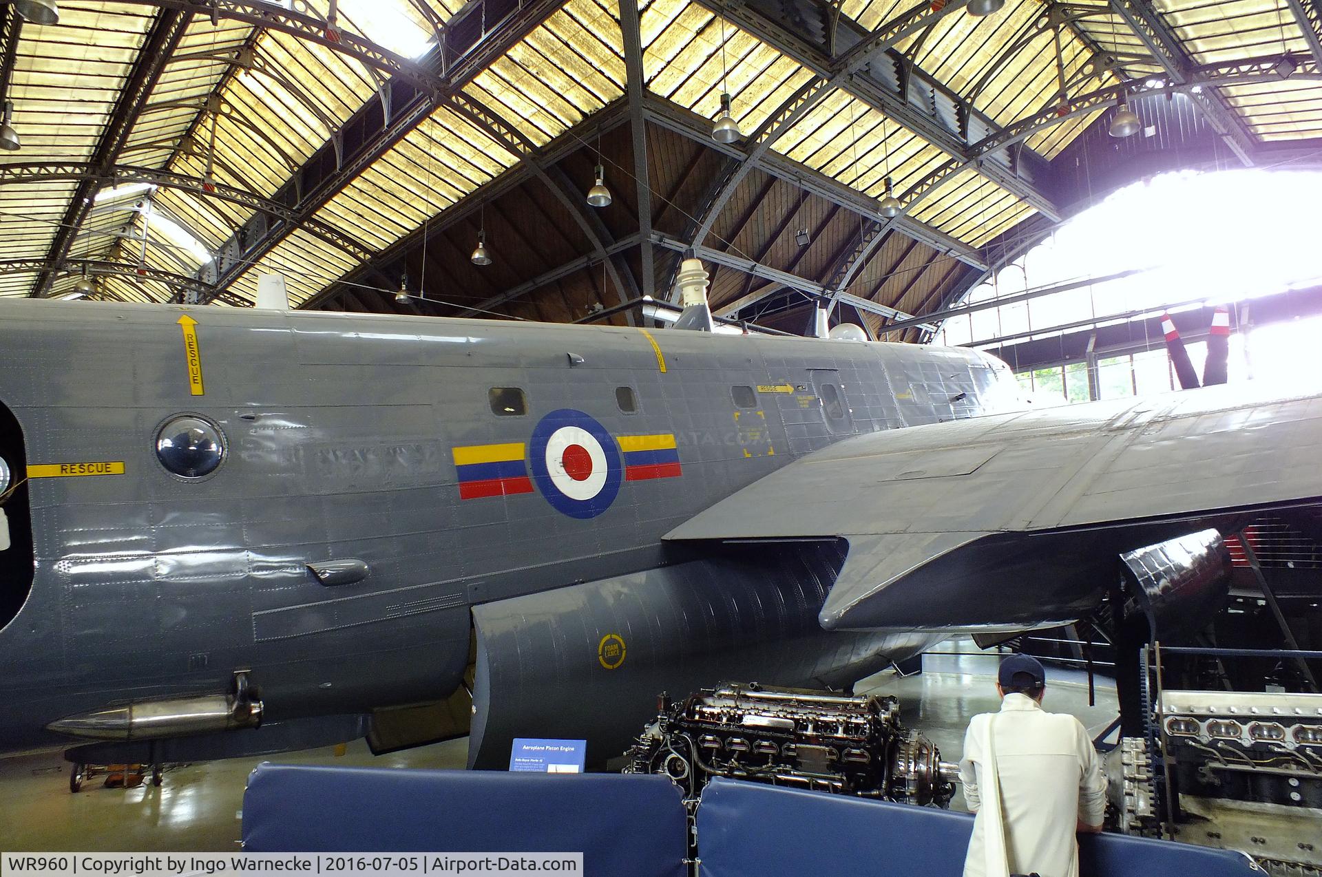 WR960, 1954 Avro 716 Shackleton AEW.2 C/N Not found WR960, Avro 716 Shackleton AEW2 at the Museum of Science and Industry, Manchester