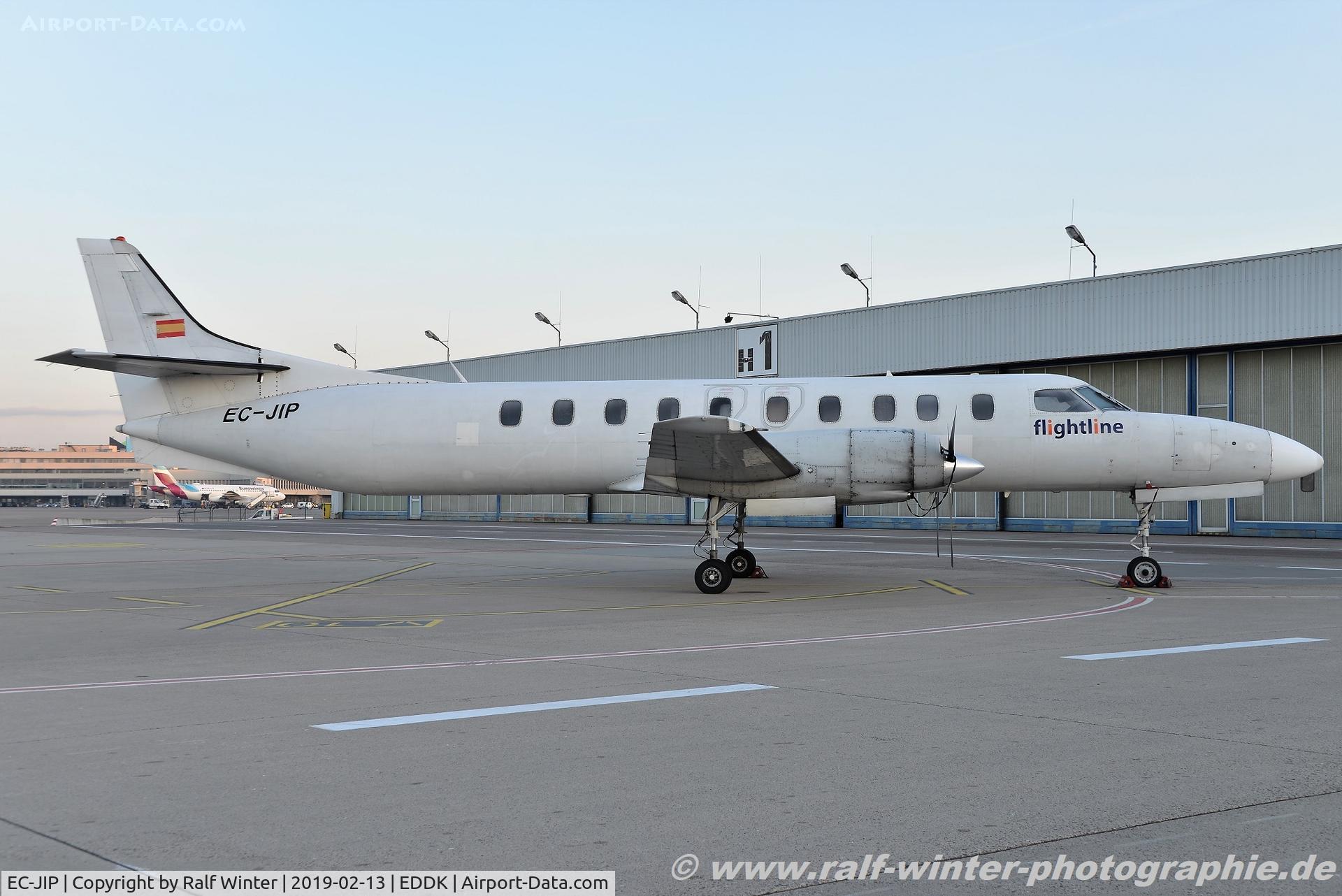EC-JIP, 1979 Swearingen SA-226TC Metro II C/N TC-301, Fairchild Swearingen SA226-TC Metro II - Flightline - TC-301 - EC-JIP - 13.02.2019 - CGN