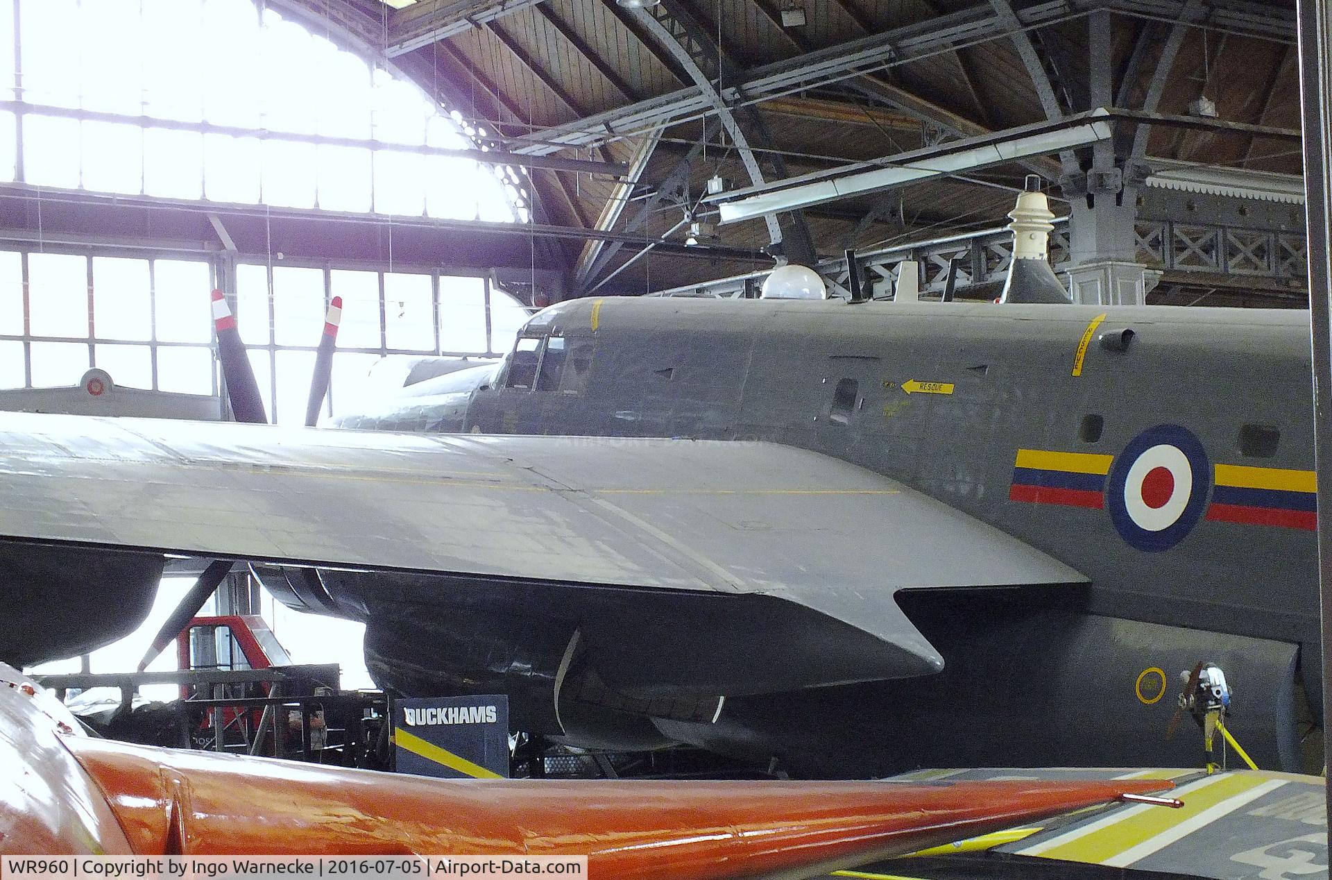 WR960, 1954 Avro 716 Shackleton AEW.2 C/N Not found WR960, Avro 716 Shackleton AEW2 at the Museum of Science and Industry, Manchester