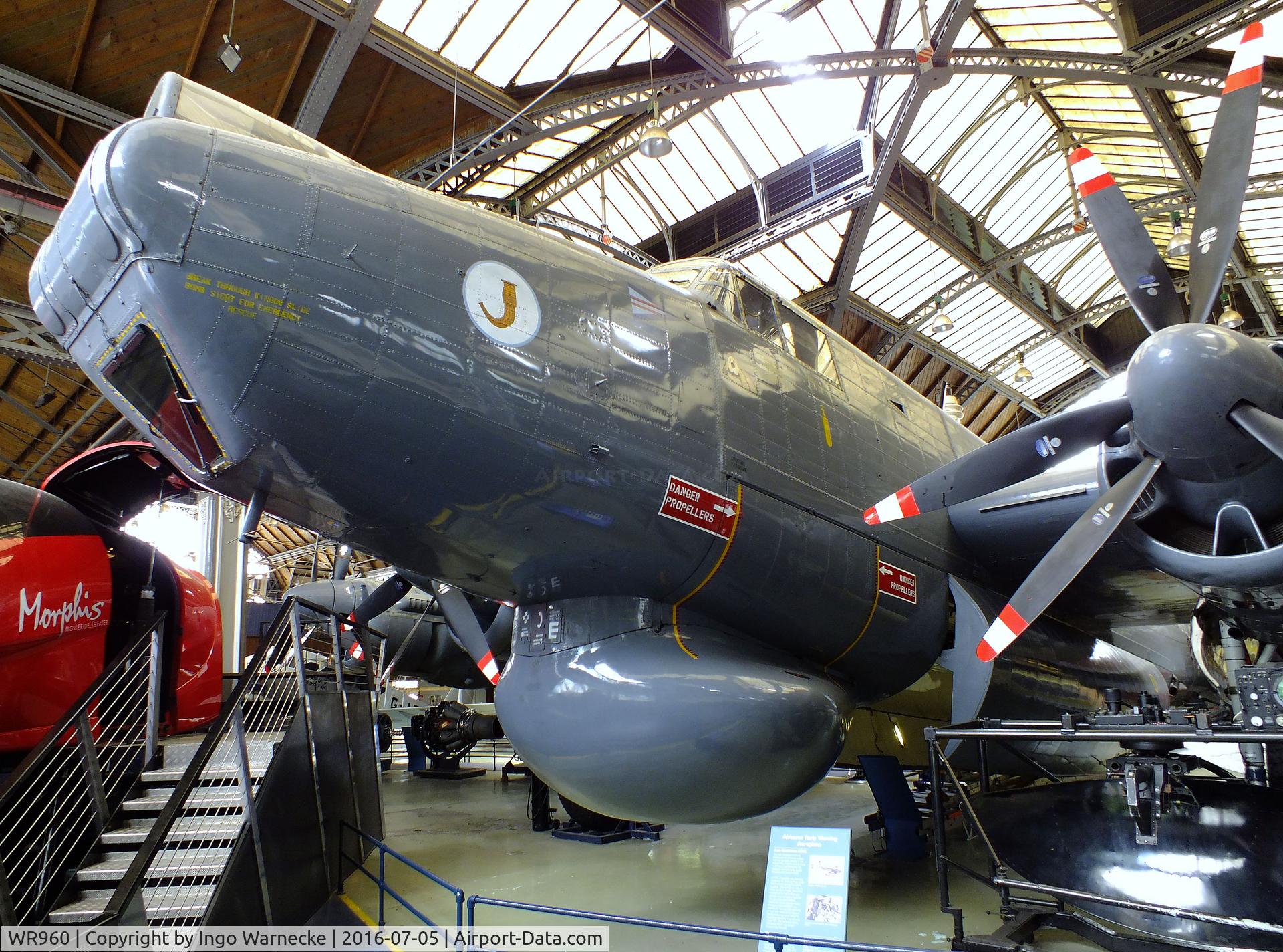 WR960, 1954 Avro 716 Shackleton AEW.2 C/N Not found WR960, Avro 716 Shackleton AEW2 at the Museum of Science and Industry, Manchester