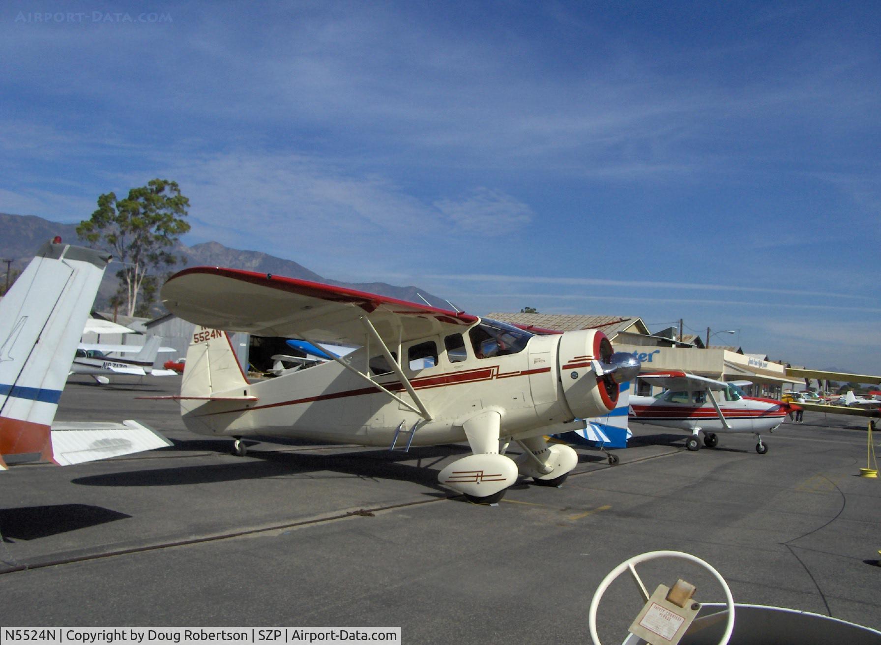 N5524N, 1943 Howard Aircraft DGA-15P C/N 890, 1943 Howard DGA-15P P & W R-985 450 Hp 'Mr. Hooligan'