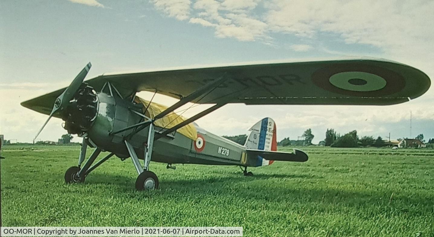 OO-MOR, Morane-Saulnier MS.317 C/N 6533, scan from slide