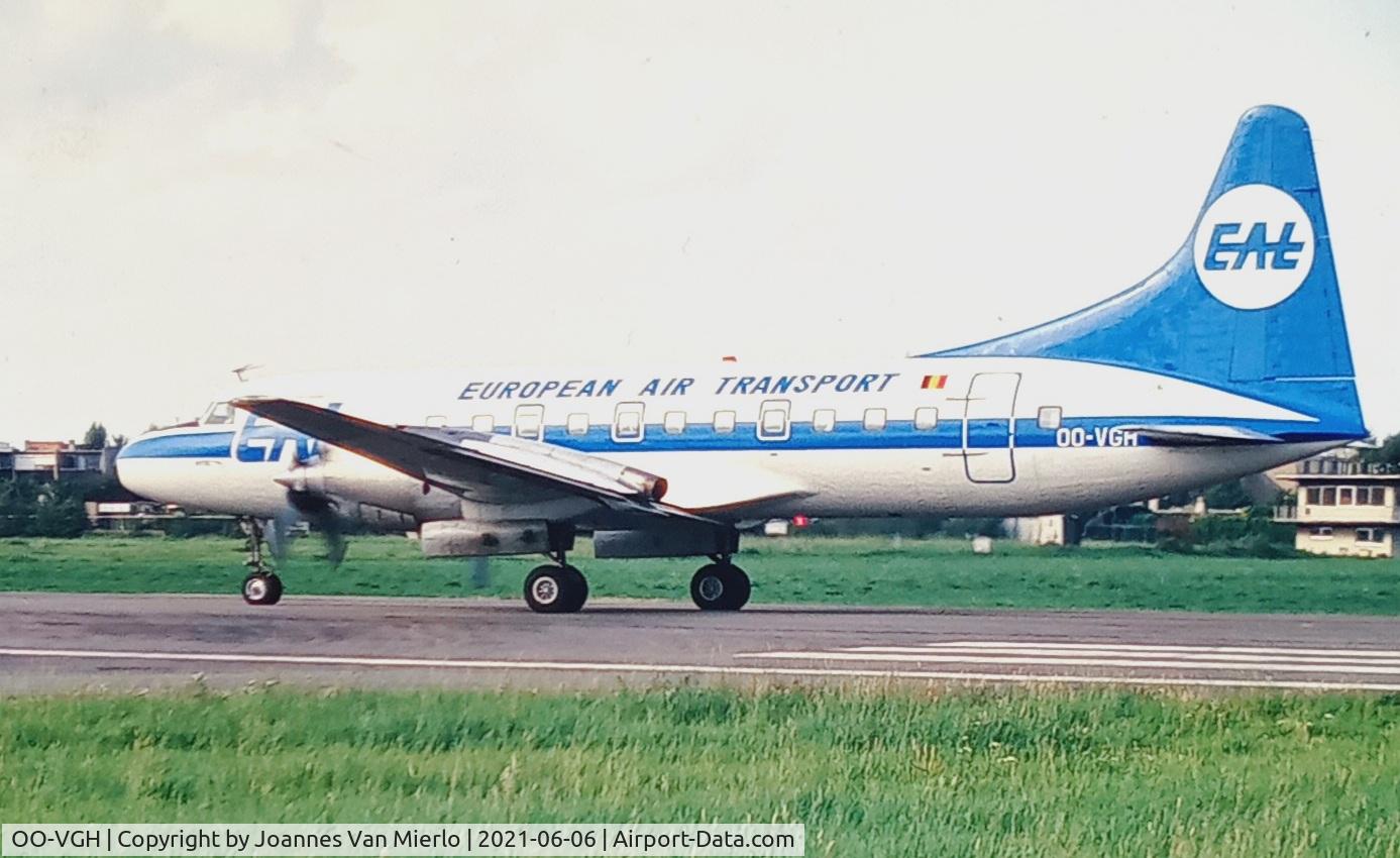 OO-VGH, 1952 Convair 580 C/N 028, scan from slide