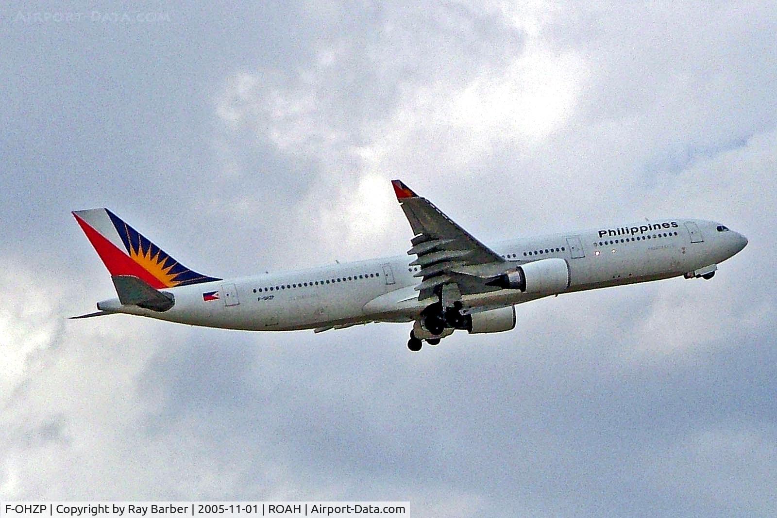 F-OHZP, Airbus A330-301 C/N 191, F-OHZP   Airbus A330-301 [191] (Philippine Airlines) Okinawa-Naha~JA 01/11/2005