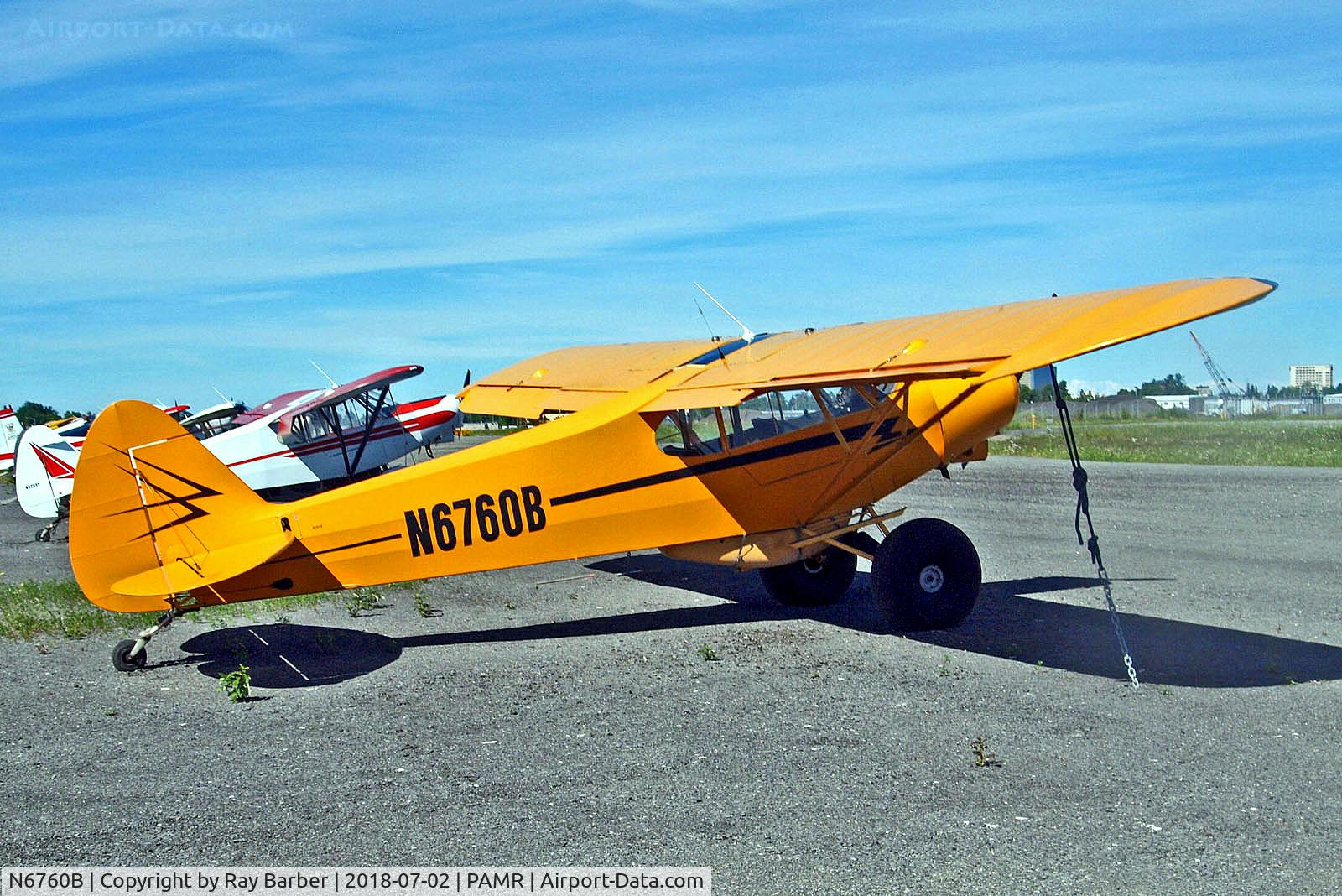 N6760B, 1954 Piper PA-18A Super Cub C/N 18-5035, N6760B   Piper PA-18-150 Super Cub [18-5035] Anchorage-Merrill Field~N 02/07/2018