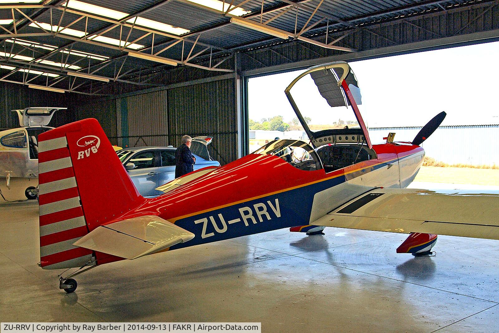 ZU-RRV, 2006 Vans RV-6 C/N 25922, ZU-RRV   Vans RV-6 [25922] Krugersdorp-Oatlands~ZS 13/09/2014