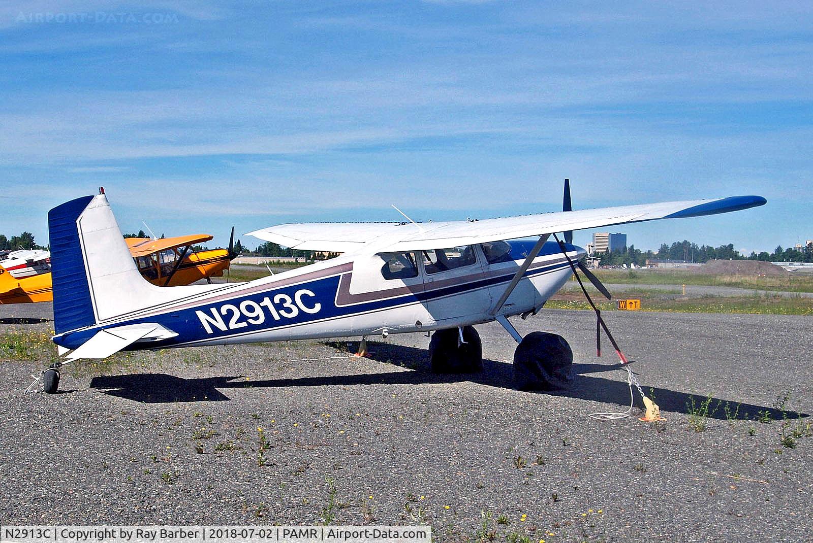 N2913C, 1954 Cessna 180 C/N 30813, N2913C   Cessna 180 [30813] Anchorage-Merrill Field~N 02/07/2018