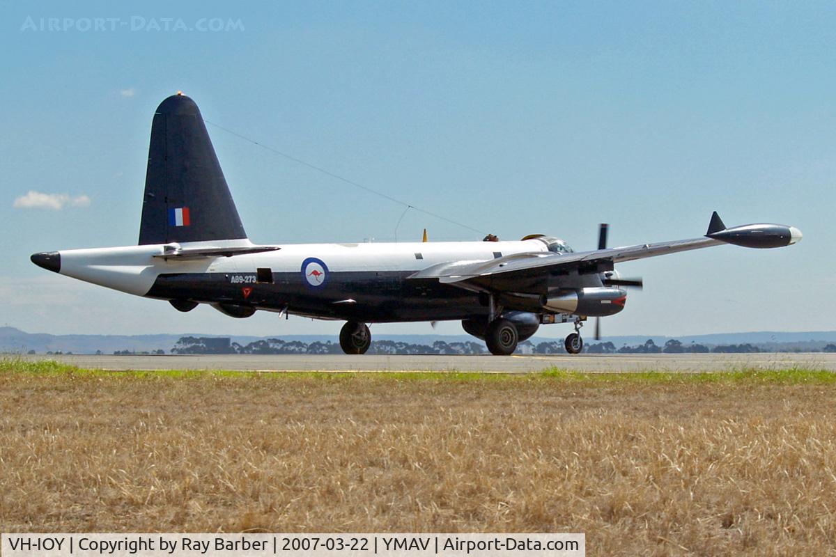 VH-IOY, 1961 Lockheed SP-2H (P2V-7S) Neptune C/N 726-7273, VH-IOY   (A89-273) Lockheed SP-2H Neptune [726-7273] (Ex Royal Australian Air Force  / HARS) Avalon~VH 22/03/2007