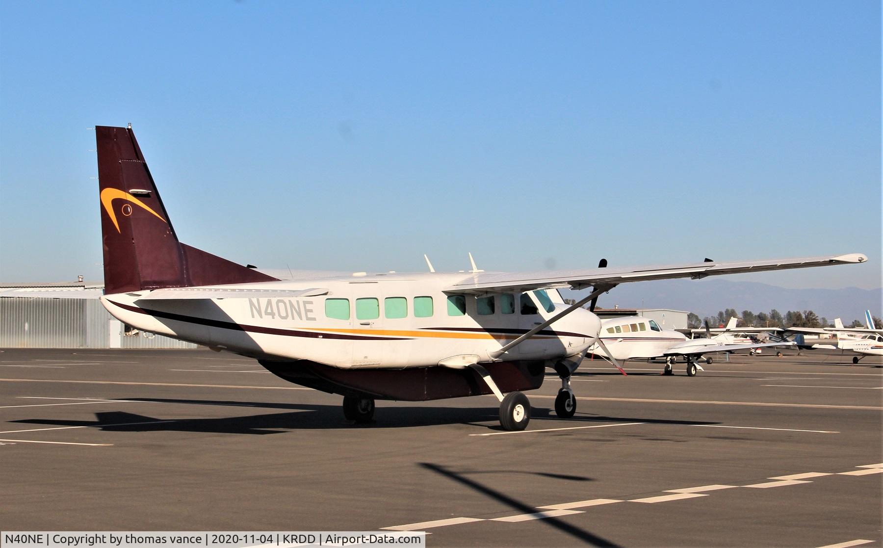 N40NE, 2000 Cessna 208B Grand Caravan C/N 208B0874, New Cessna 208 on the ramp at Redding Air Services - Nov 4 2020,