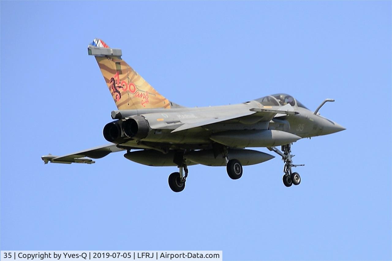 35, 2012 Dassault Rafale M C/N 35, Dassault Rafale M, On final rwy 08, Landivisiau Naval Air Base (LFRJ)