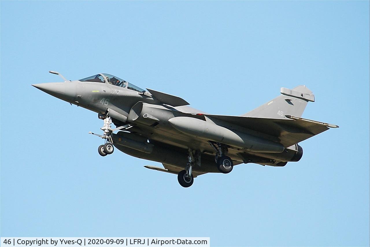 46, 2016 Dassault Rafale M C/N 46, Dassault Rafale M, Short approach rwy 26, Landivisiau Naval Air Base (LFRJ)