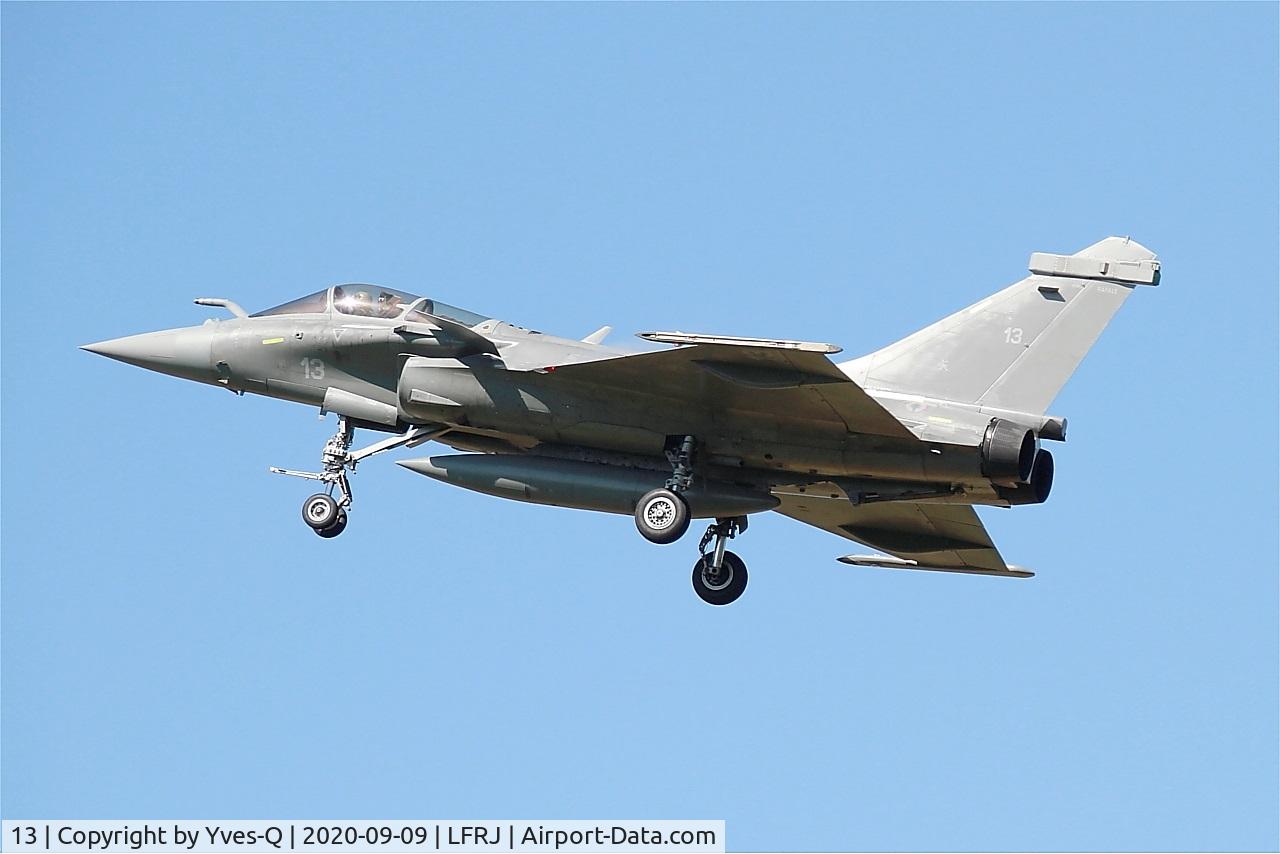 13, Dassault Rafale M C/N 13, Dassault Rafale M, On final rwy 26, Landivisiau Naval Air Base (LFRJ)