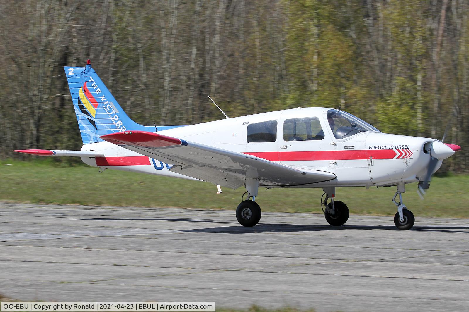 OO-EBU, 1989 Piper PA-28-161 Cadet C/N 2841246, at ebul