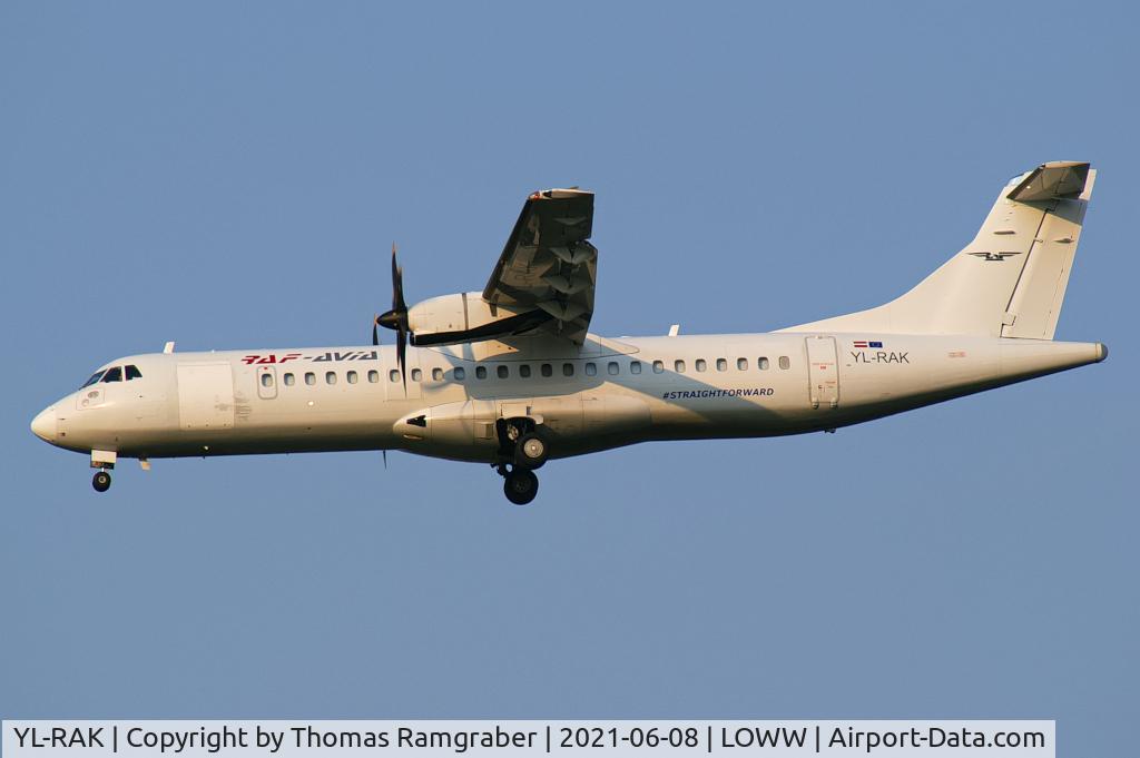 YL-RAK, 1997 ATR 72-212A C/N 499, RAF-Avia ATR 72