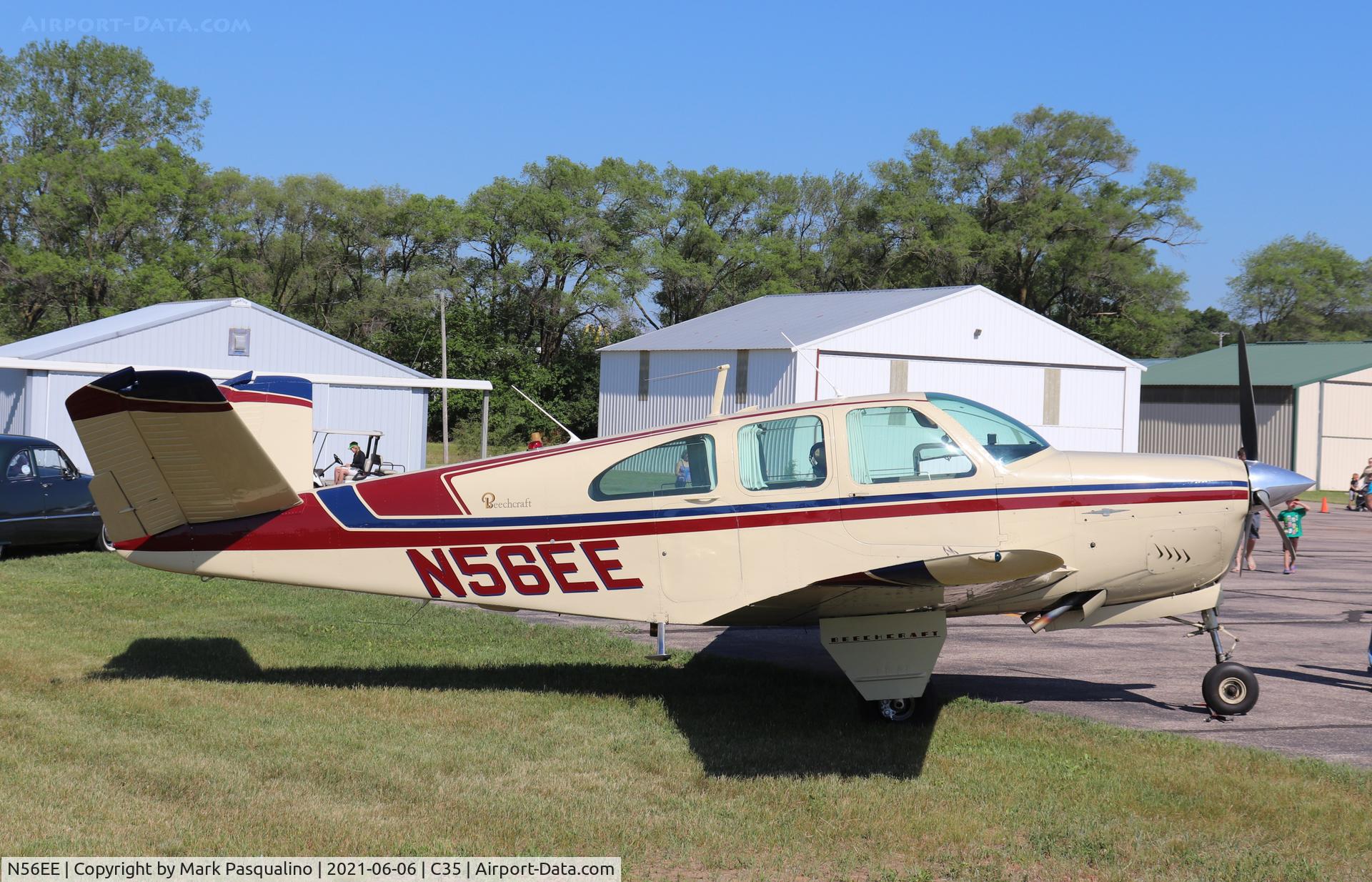 N56EE, 1961 Beech N35 Bonanza C/N D-6703, Beech N35