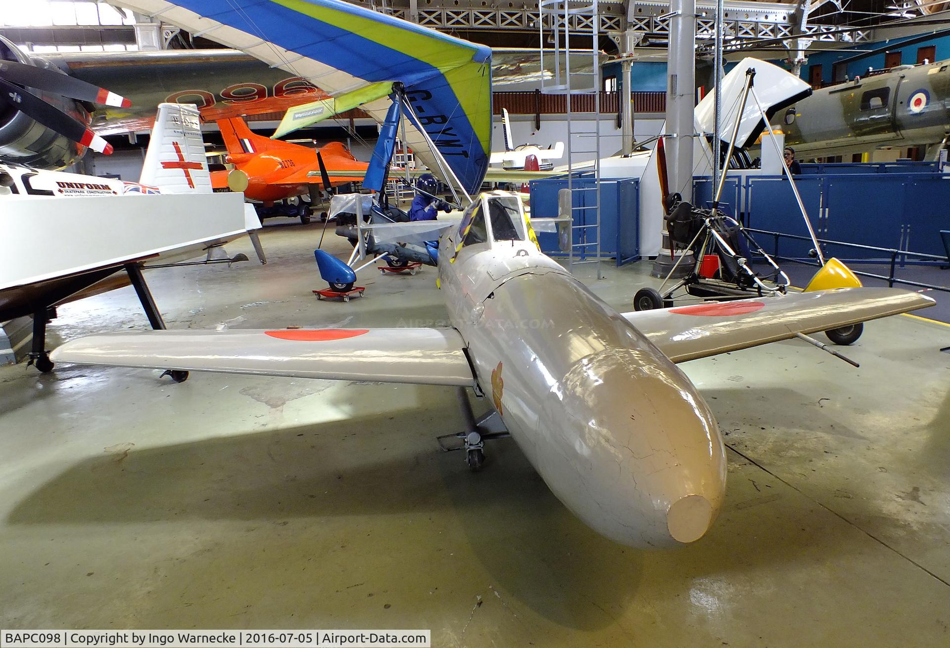 BAPC098, 1945 Yokosuka MXY-7 Ohka II C/N BAPC.098, Yokosuka MXY-7 Ohka II at the Museum of Science and Industry, Manchester