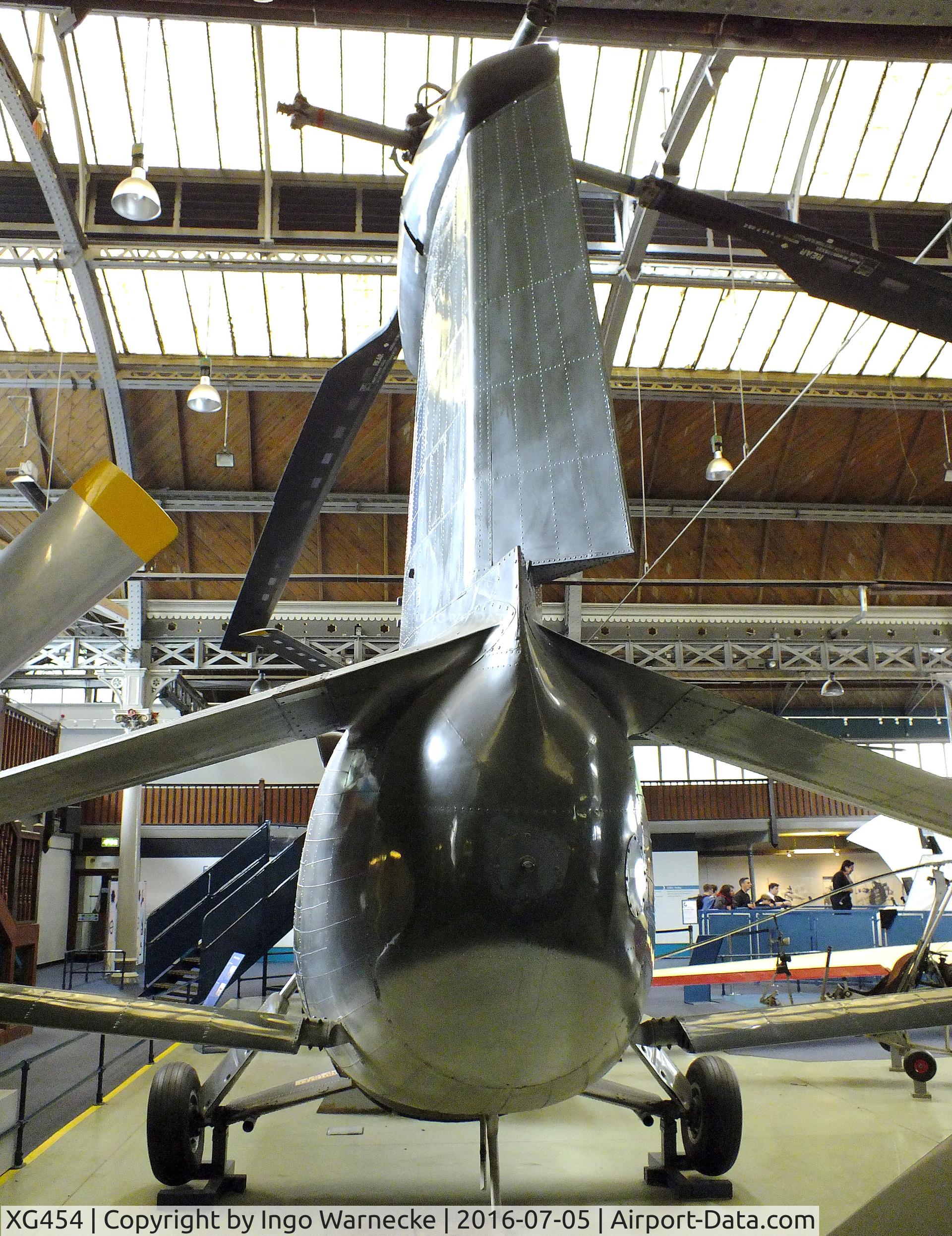 XG454, 1960 Bristol Belvedere HC.1 C/N 13349, Bristol 192 Belvedere HC1 at the Museum of Science and Industry, Manchester