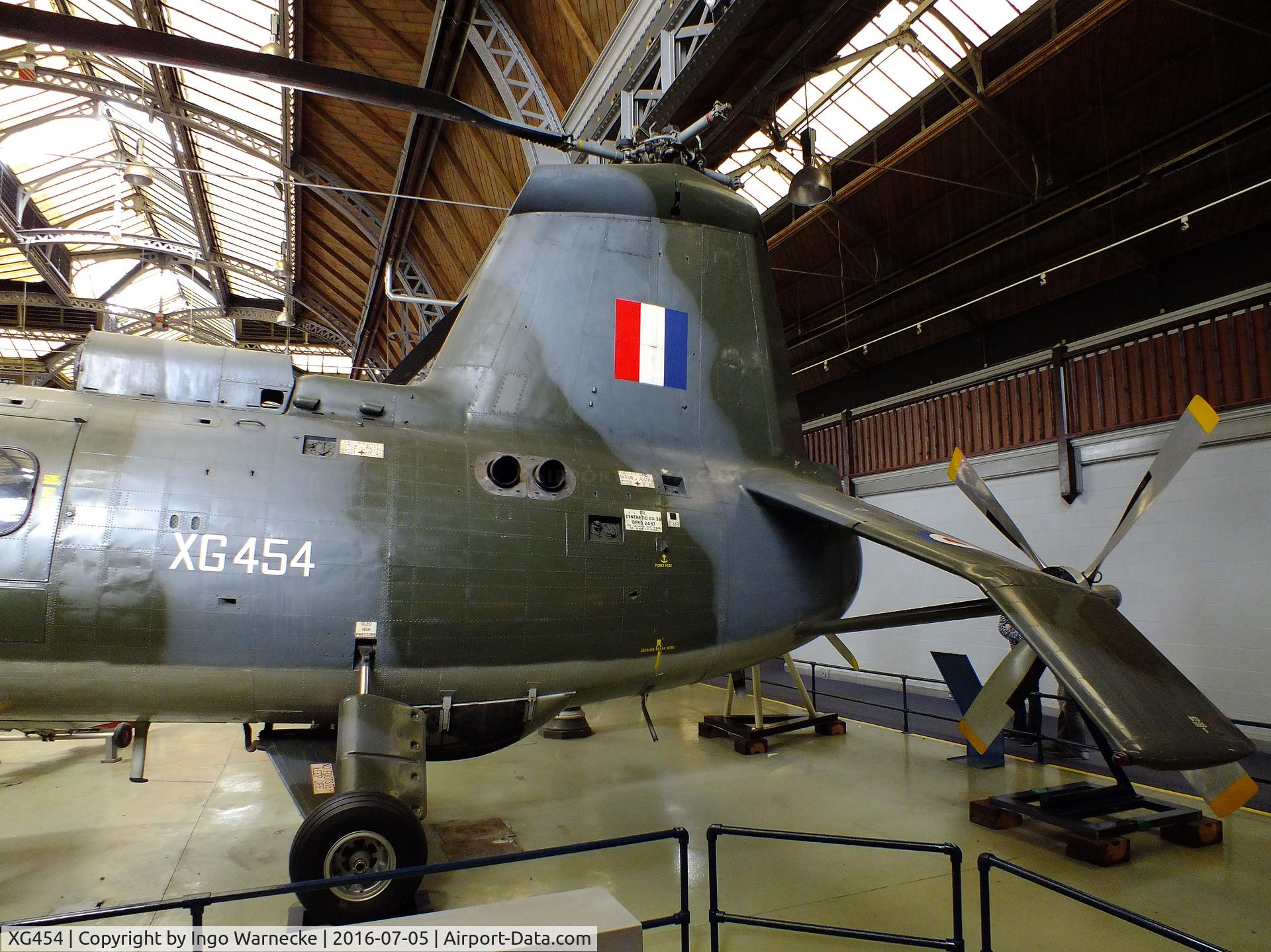 XG454, 1960 Bristol Belvedere HC.1 C/N 13349, Bristol 192 Belvedere HC1 at the Museum of Science and Industry, Manchester