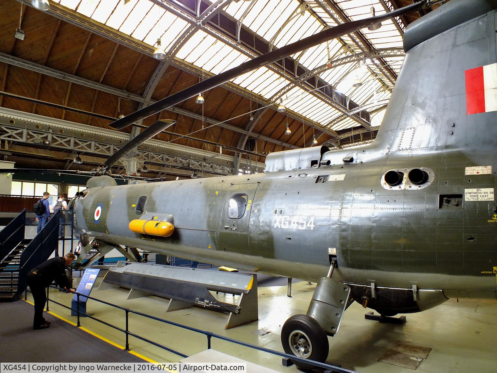 XG454, 1960 Bristol Belvedere HC.1 C/N 13349, Bristol 192 Belvedere HC1 at the Museum of Science and Industry, Manchester