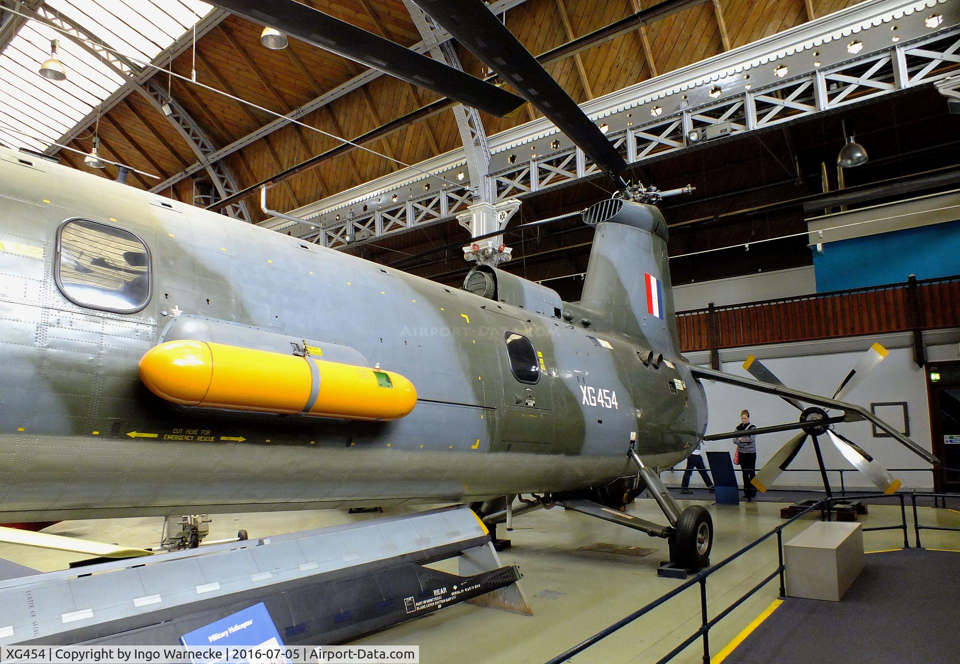 XG454, 1960 Bristol Belvedere HC.1 C/N 13349, Bristol 192 Belvedere HC1 at the Museum of Science and Industry, Manchester