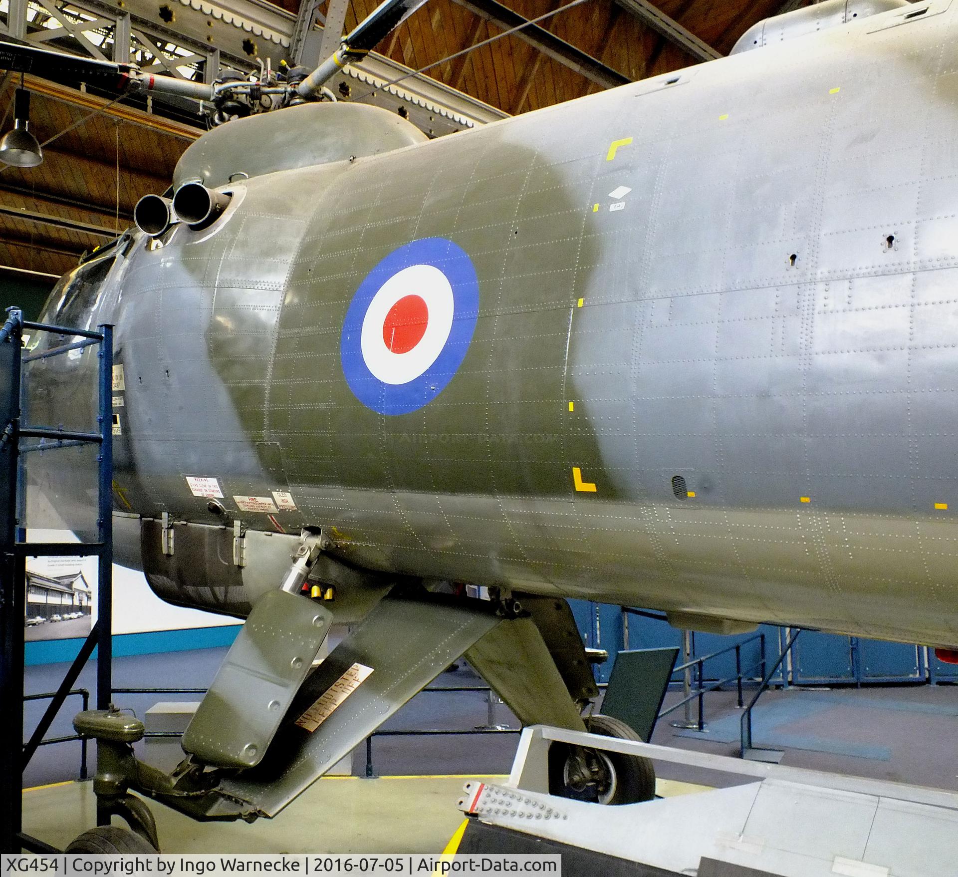 XG454, 1960 Bristol Belvedere HC.1 C/N 13349, Bristol 192 Belvedere HC1 at the Museum of Science and Industry, Manchester