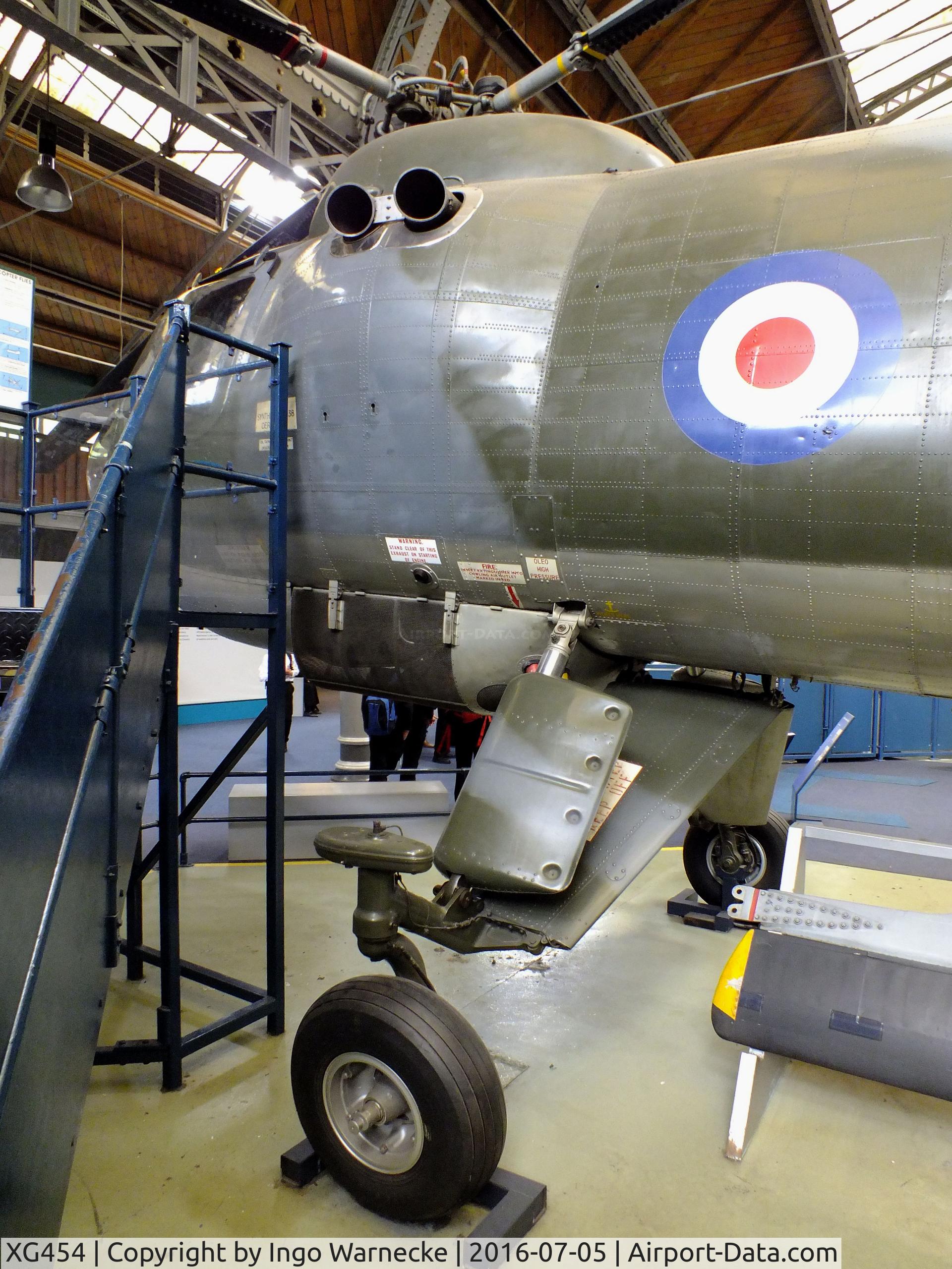 XG454, 1960 Bristol Belvedere HC.1 C/N 13349, Bristol 192 Belvedere HC1 at the Museum of Science and Industry, Manchester