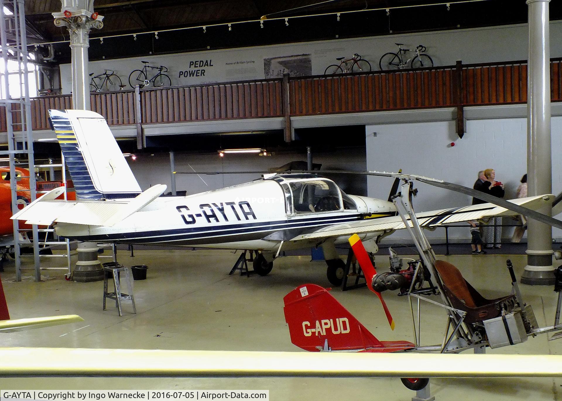 G-AYTA, 1971 Socata MS-880B Rallye Club C/N 1789, SOCATA MS.880B Rallye Club at the Museum of Science and Industry, Manchester
