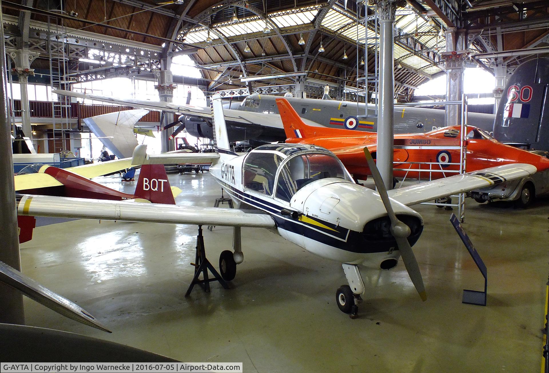 G-AYTA, 1971 Socata MS-880B Rallye Club C/N 1789, SOCATA MS.880B Rallye Club at the Museum of Science and Industry, Manchester