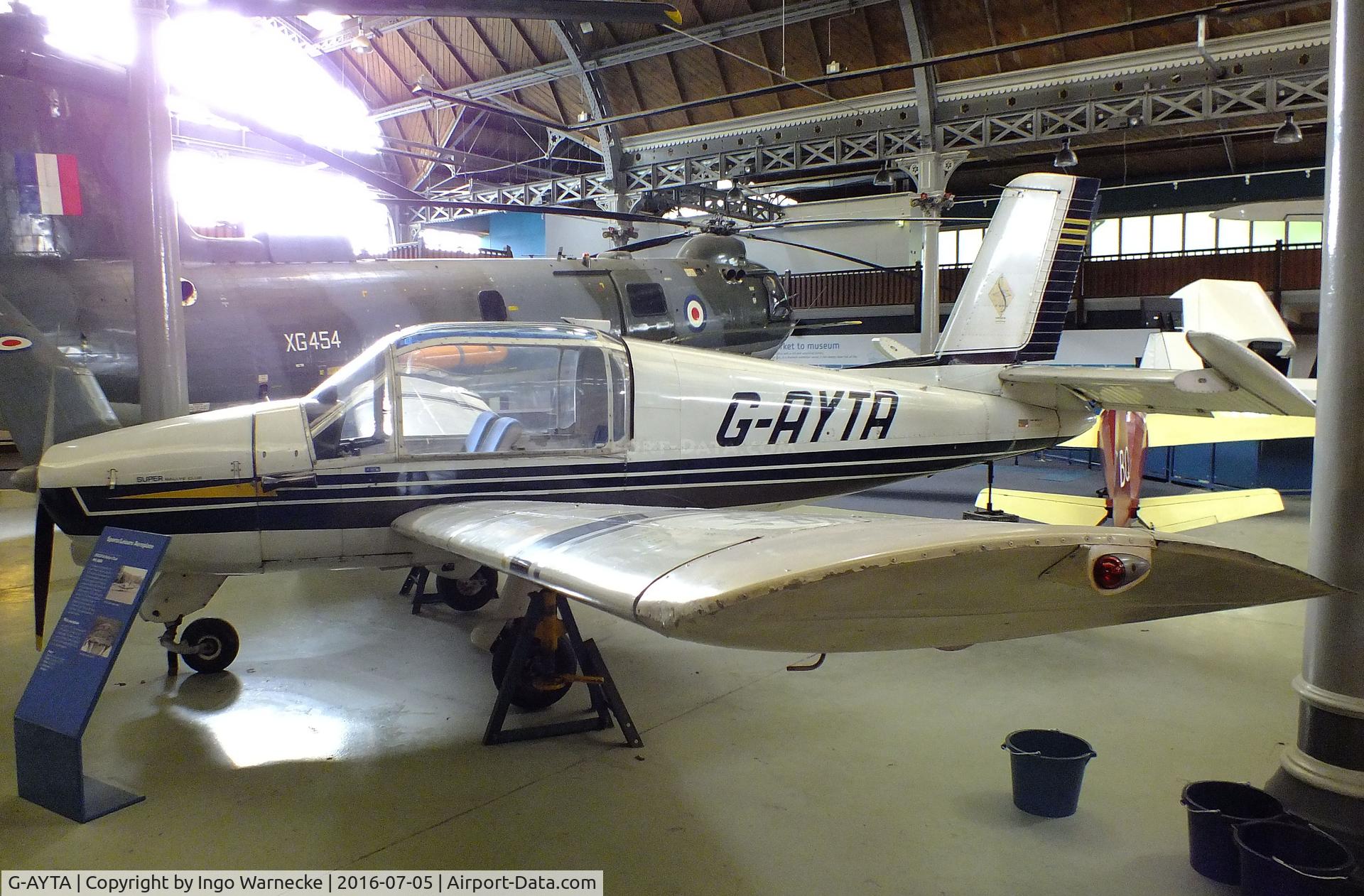 G-AYTA, 1971 Socata MS-880B Rallye Club C/N 1789, SOCATA MS.880B Rallye Club at the Museum of Science and Industry, Manchester