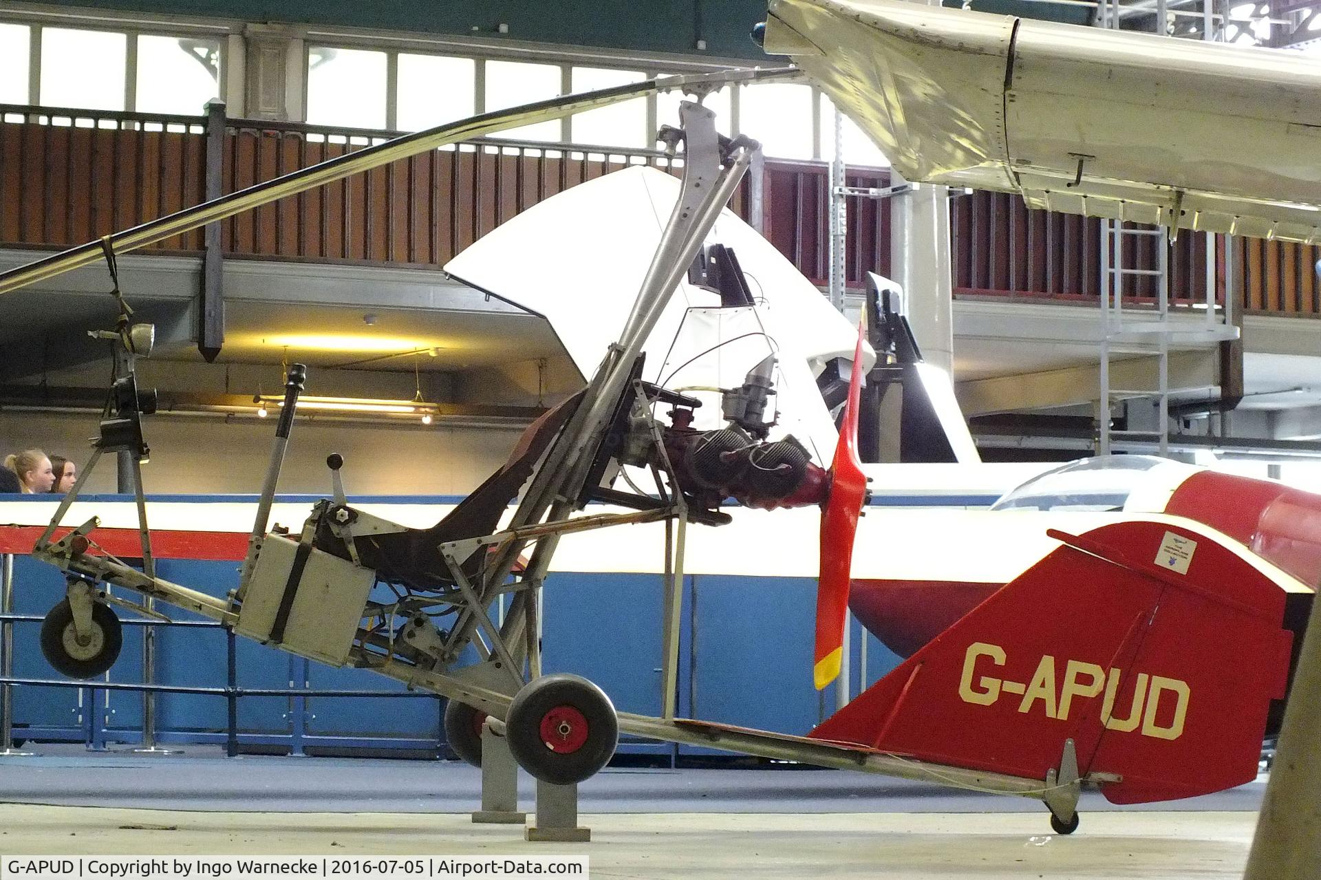 G-APUD, Bensen B-7MC Gyrocopter C/N 01 (G-APUD), Bensen B-7MC Gyrocopter at the Museum of Science and Industry, Manchester