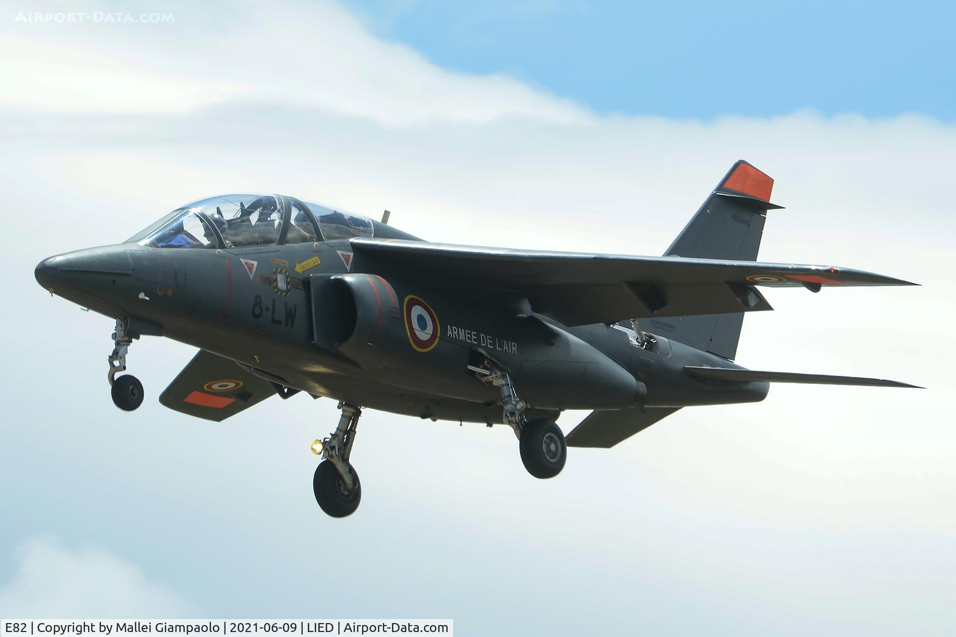 E82, Dassault-Dornier Alpha Jet E C/N E82, E82