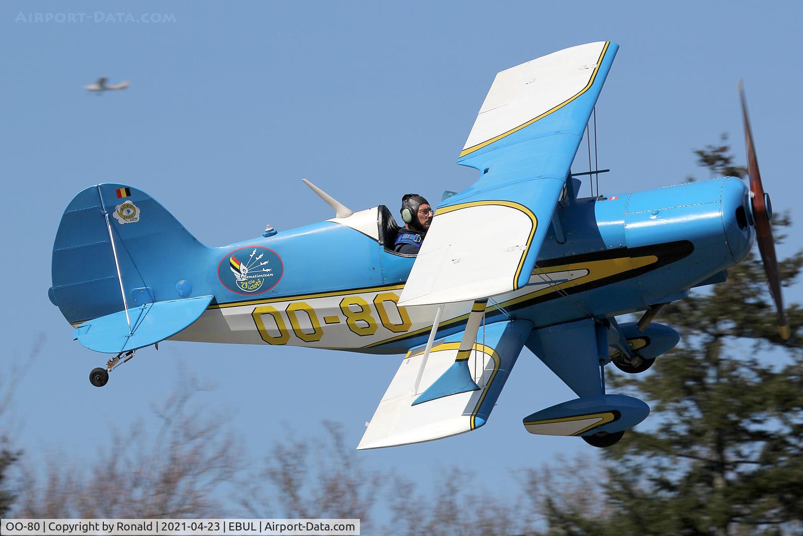 OO-80, EAA Acrosport C/N 864, at ebul