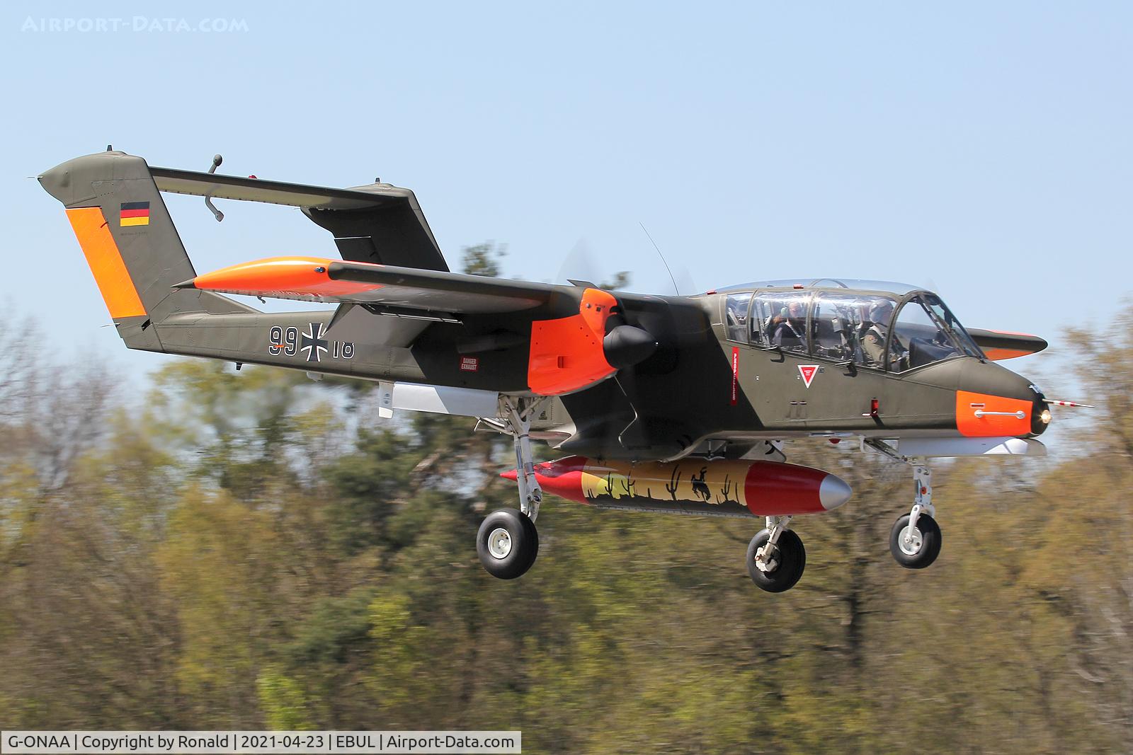 G-ONAA, 1971 North American OV-10B Bronco C/N 338-3, at ebul