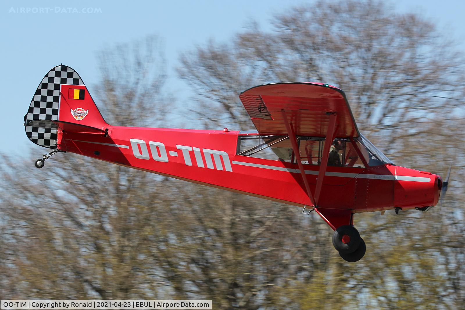 OO-TIM, 1954 Piper L-18C Super Cub C/N 18-3424, at ebul