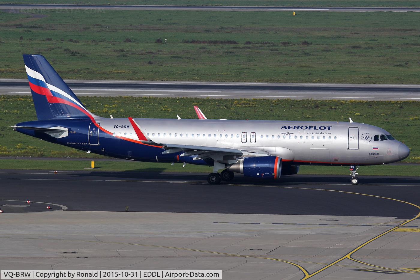 VQ-BRW, 2014 Airbus A320-214 C/N 5974, at dus