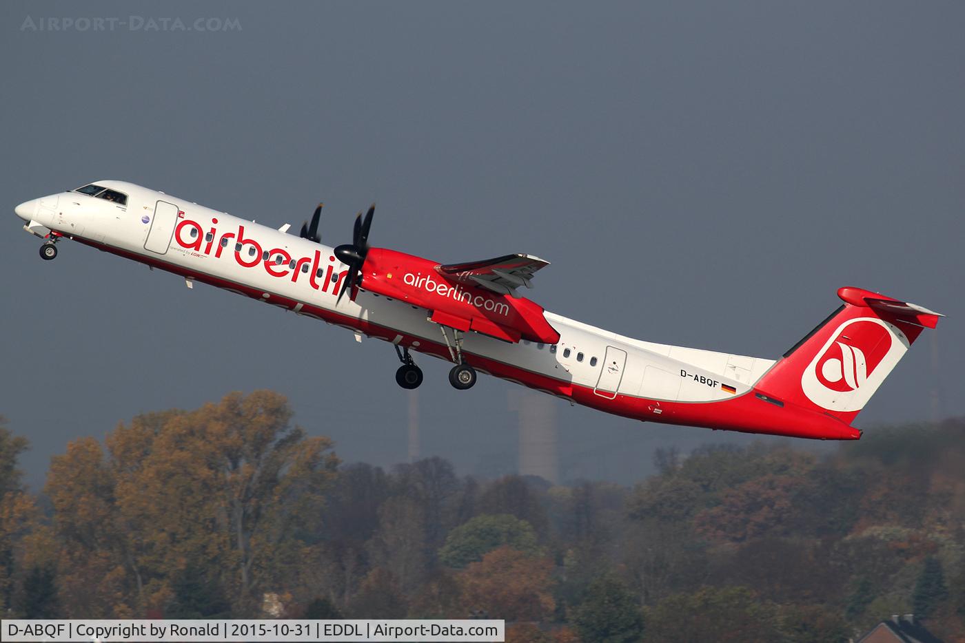 D-ABQF, 2009 De Havilland Canada DHC-8-402Q Dash 8 C/N 4245, at dus