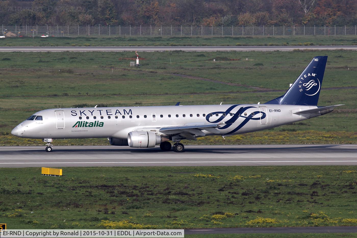 EI-RND, 2012 Embraer 190LR (ERJ-190-100LR) C/N 19000512, at dus