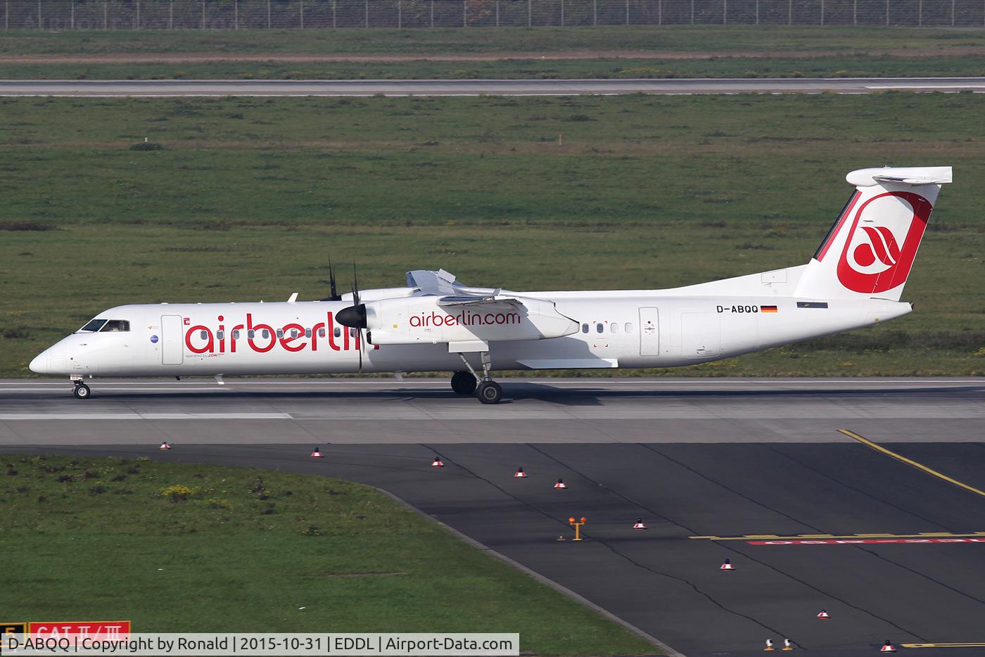 D-ABQQ, 2008 De Havilland Canada DHC-8-402Q Dash 8 Dash 8 C/N 4198, at dus