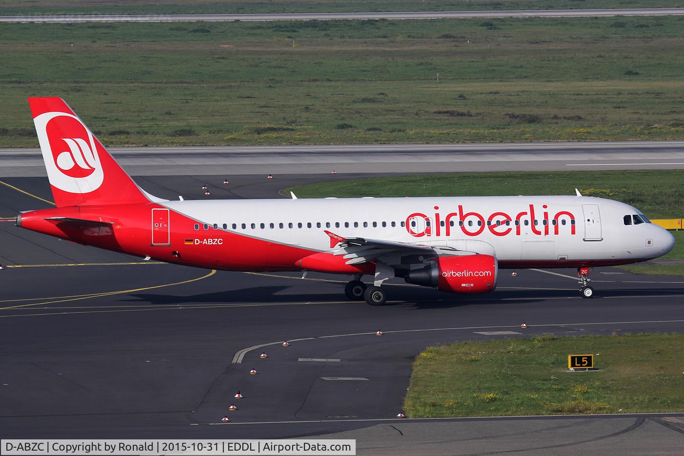 D-ABZC, 2008 Airbus A320-216 C/N 3502, at dus