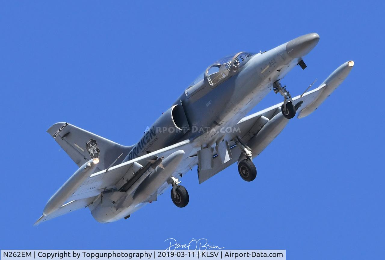N262EM, Aero L-159 ALCA C/N 156040, DRAKEN International at Nellis