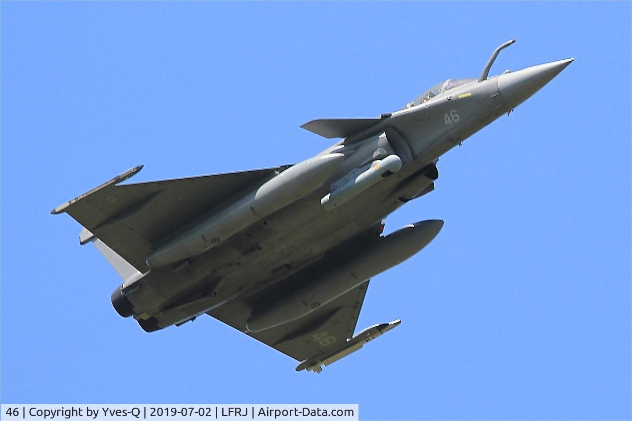 46, 2016 Dassault Rafale M C/N 46, Dassault Rafale M, Climbing from rwy 26, Landivisiau Naval Air Base (LFRJ)