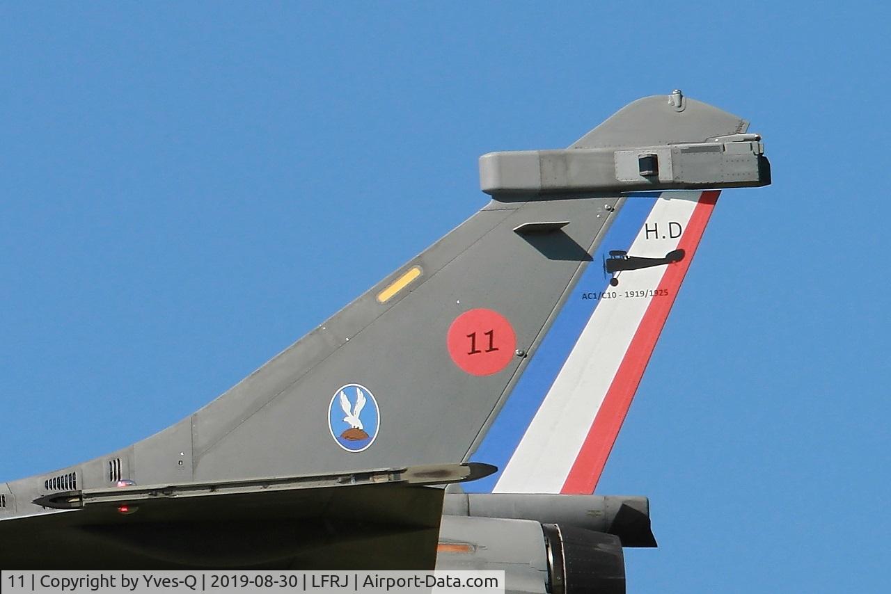 11, Dassault Rafale M C/N 11, Dassault Rafale M, Tail close up view, Landivisiau Naval Air Base (LFRJ)