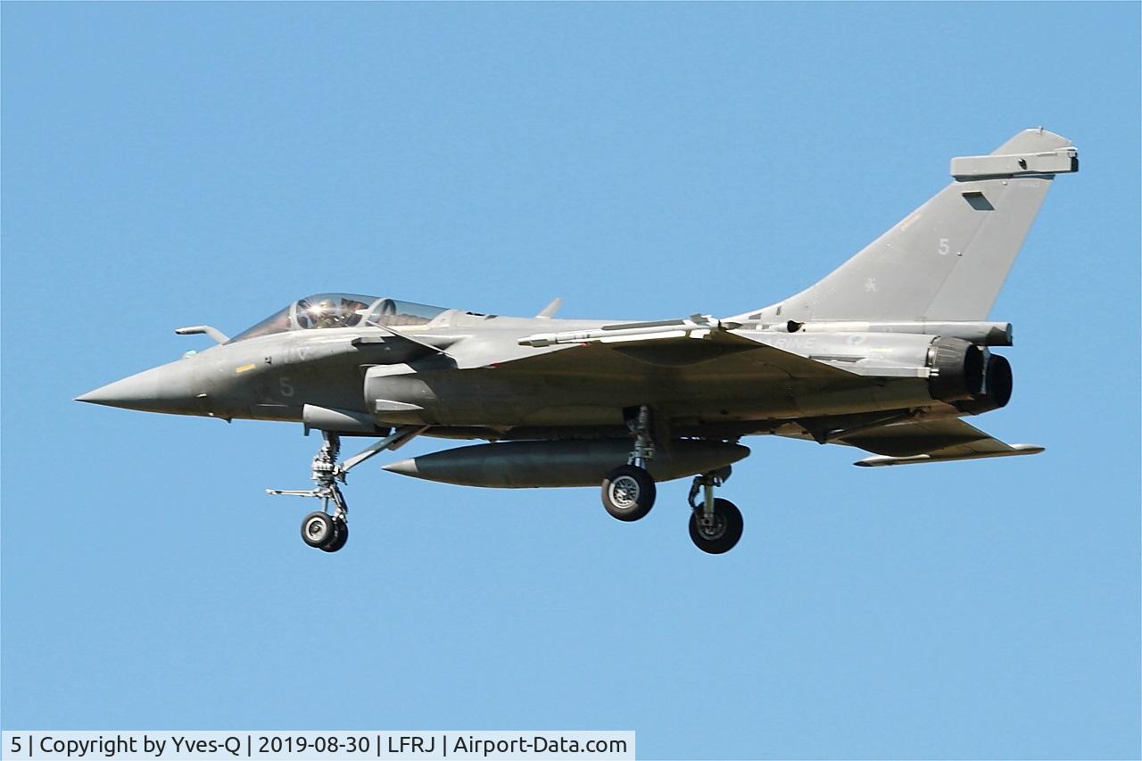 5, Dassault Rafale M C/N 5, Dassault Rafale M, On final rwy 26, Landivisiau Naval Air Base (LFRJ)