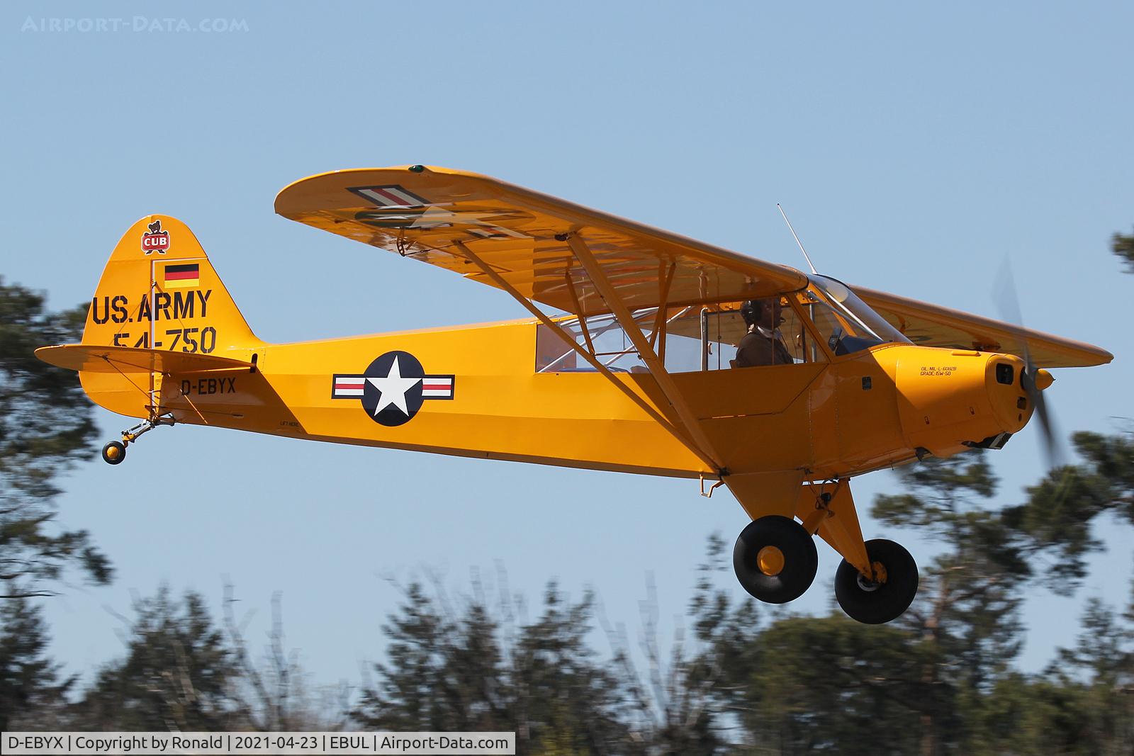 D-EBYX, 1954 Piper PA-18-95 Super Cub C/N 18-3450, at ebul