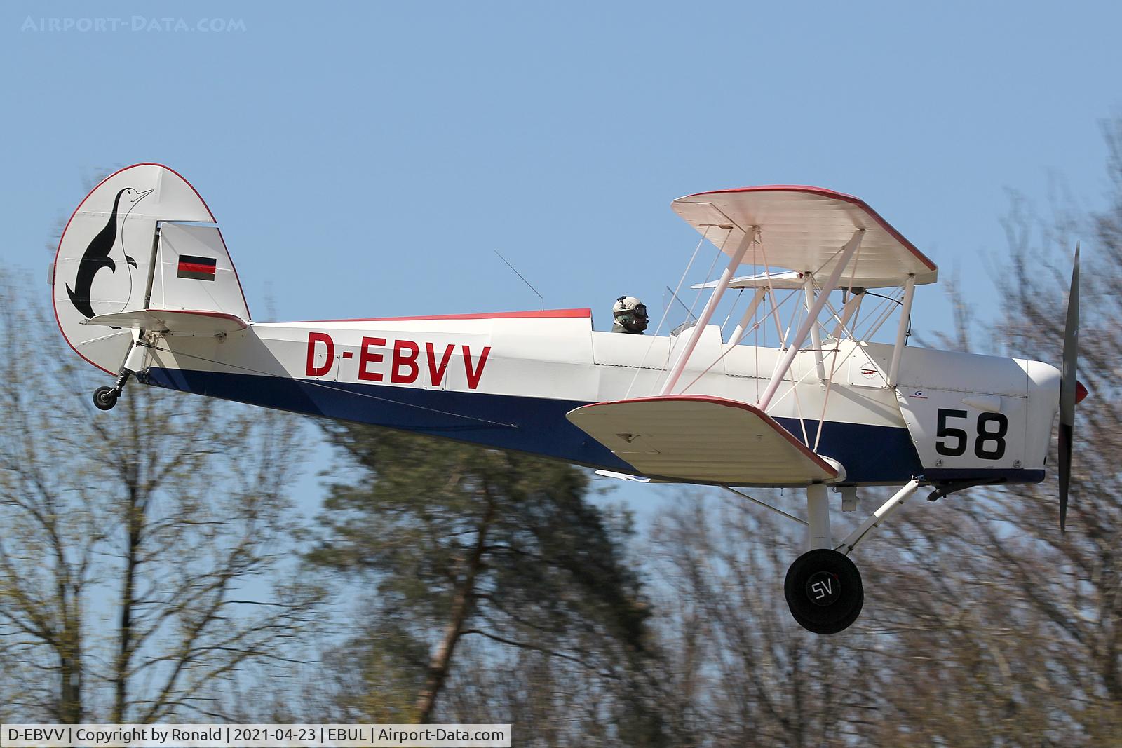 D-EBVV, 1951 Stampe-Vertongen SV-4B Coupe C/N 1200, at ebul