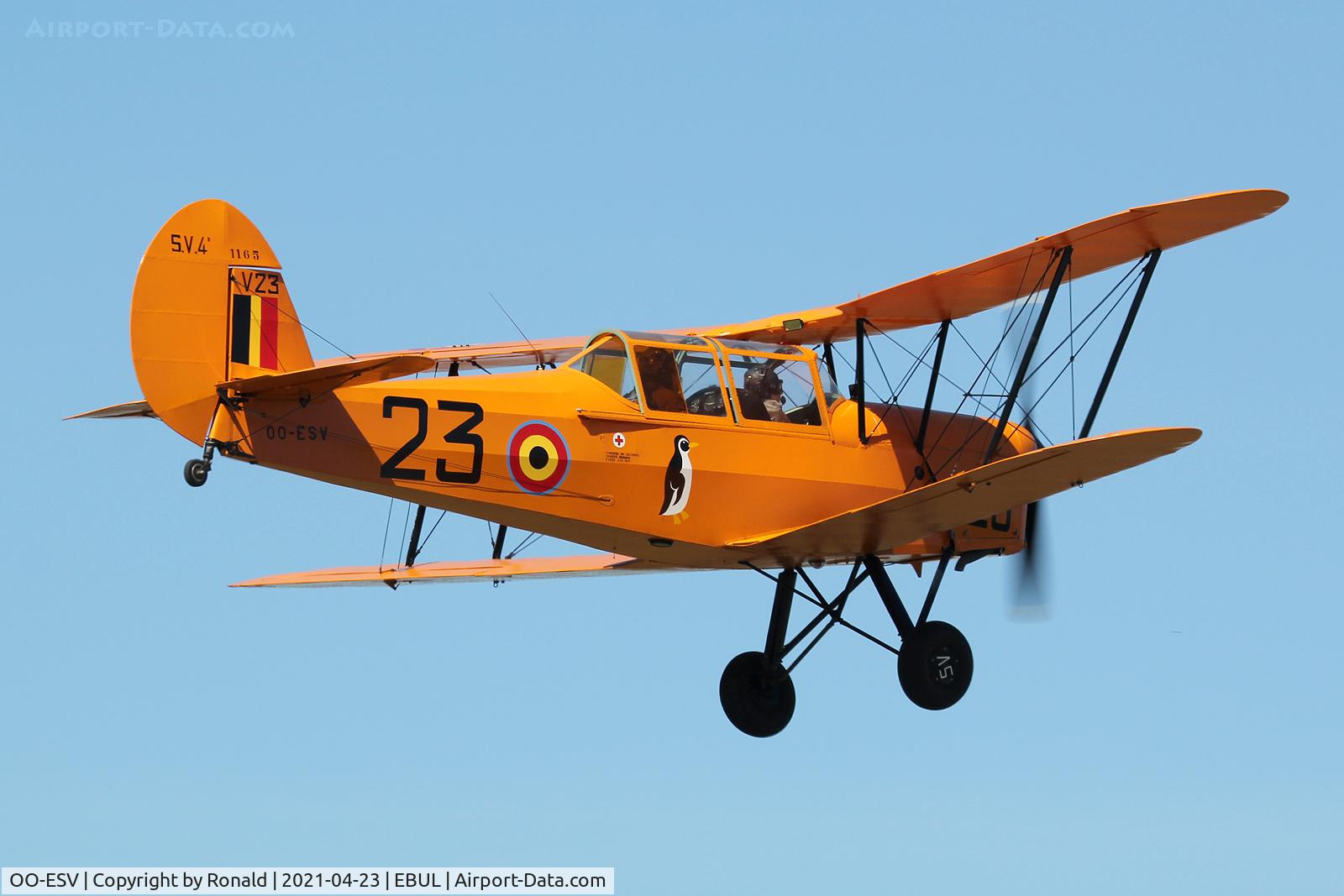 OO-ESV, 1951 Stampe-Vertongen SV-4B C/N 1165, at ebul