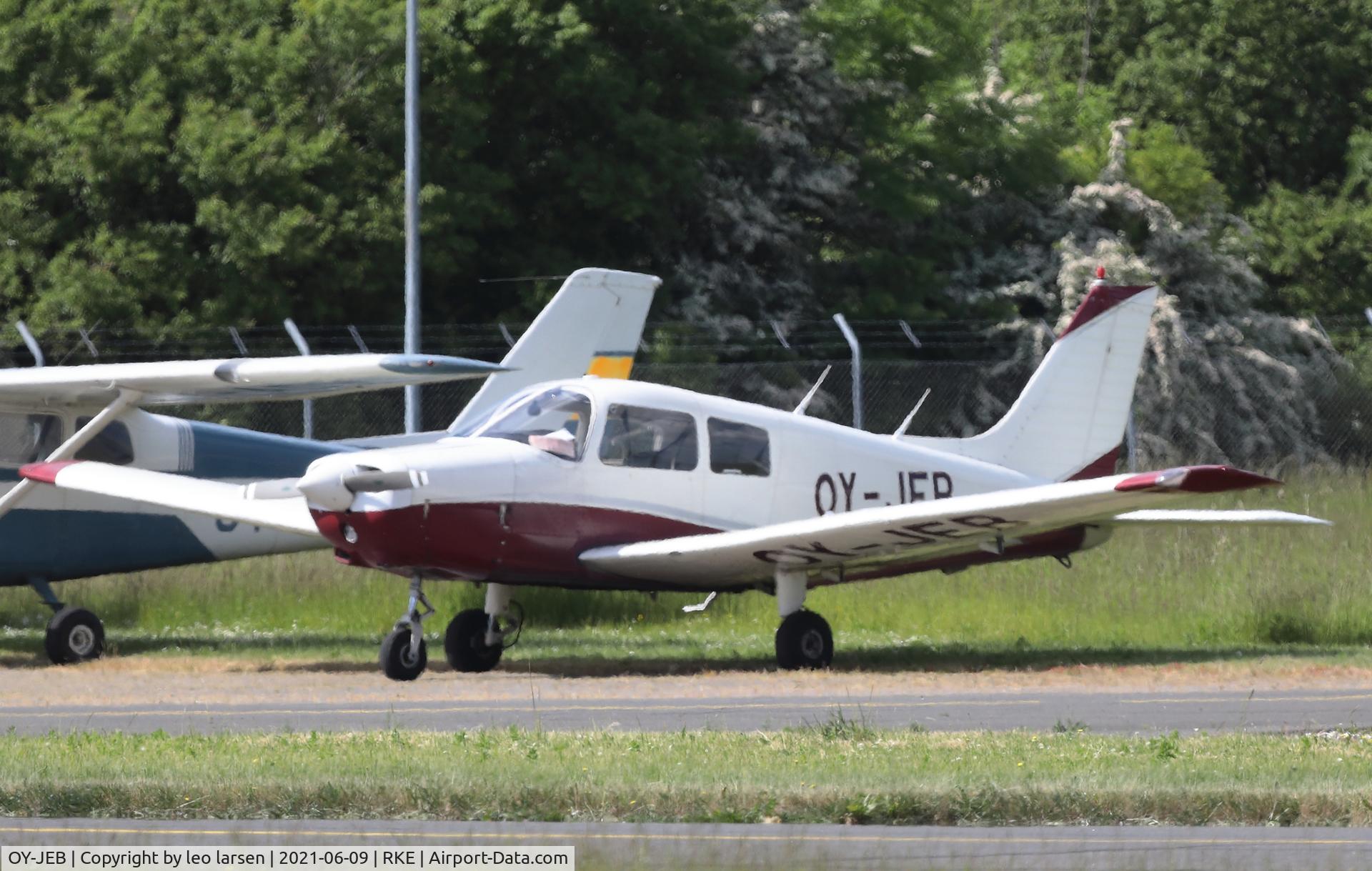 OY-JEB, 1989 Piper PA-28-161 Cadet C/N 2841098, Roskilde 9.6.2021