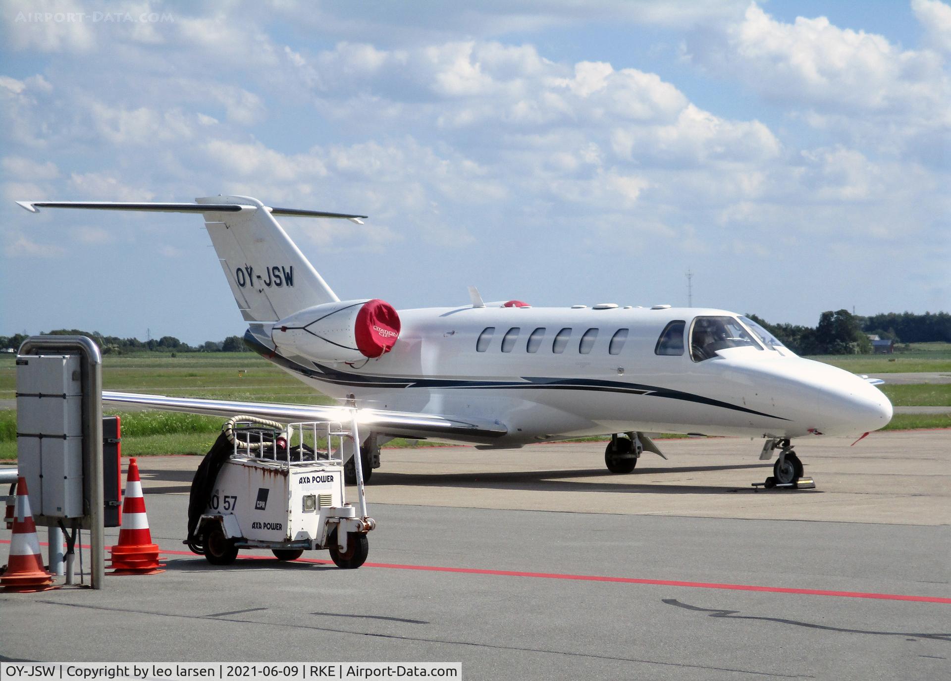 OY-JSW, 2009 Cessna 525A CitationJet CJ2 C/N 525A-0444, Roskilde 9.6.2021