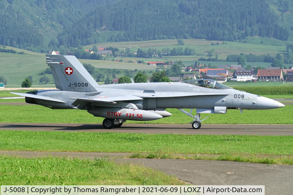 J-5008, McDonnell Douglas F/A-18C Hornet C/N 1336/SFC008, Switzerland - Air Force FA18 Hornet